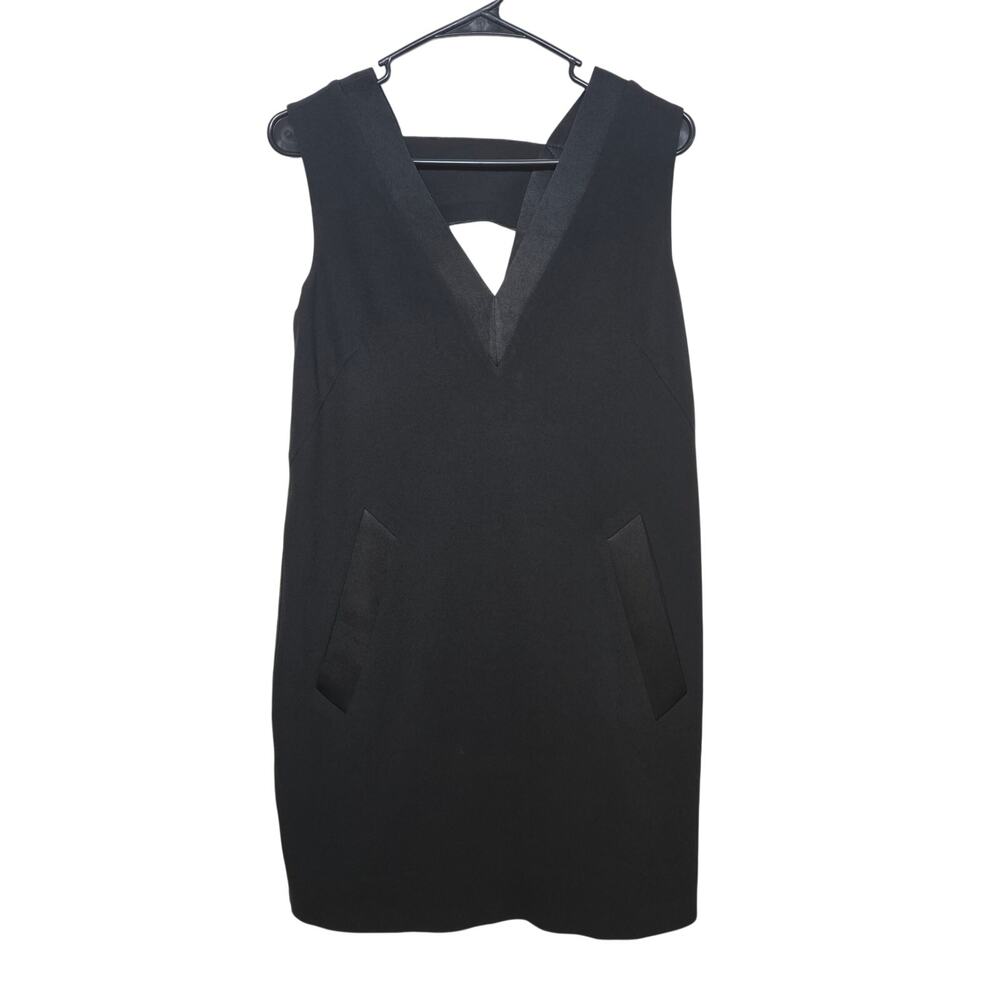 European Summer Rag & Bone Womens VNeck Phoebe Dress With Satin Trim. Size 2